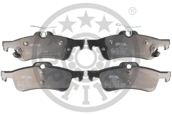 KLOCKI HAMULCOWE DAIHATSU CHARADE. TOYOTA YARIS/VITZ (P13), YARIS/VITZ (P9) 05> TYL SZT OPTIMAL BP12379 (фото 1)