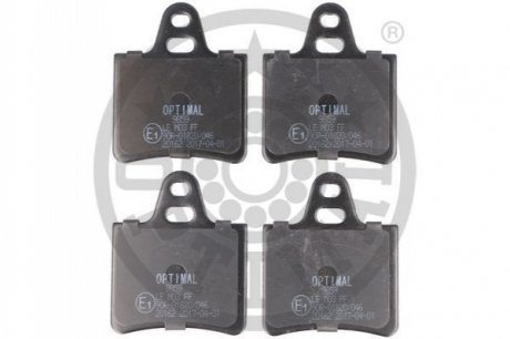 KLOCKI HAMULCOWE CITROËN XANTIA (X1, X2), XANTIA (X2), XM (Y3), XM (Y4) 89-03 TYL SZT OPTIMAL BP09859