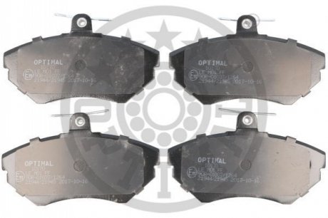 Колодки тормозные (передние) Seat Cordoba/Ibiza/VW Caddy/Golf/Polo 91-04/Passat B3/B4 88-97 OPTIMAL BP10170 (фото 1)