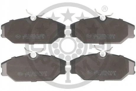 Колодки тормозные (передние) Renault Clio II 00-09/Laguna 93-01/Megane/Scenic/Safrane 96-03 OPTIMAL BP10438