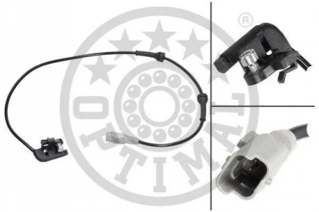 CZUJNIK ABS PEUGEOT : 307 (3A/C), 307 CC (3B), 307 ESTATE (3E), 307 SW (3H) SZT OPTIMAL 06S497
