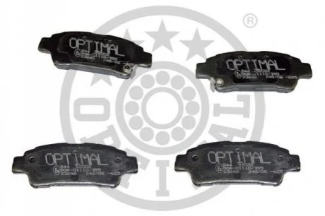 KLOCKI HAMULCOWE TOYOTA AVENSIS VERSO (M2), PREVIA / ESTIMA (R3) 00-11 TYL SZT OPTIMAL BP82002