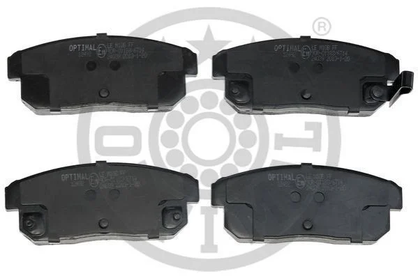 KLOCKI HAMULCOWE MAZDA RX-8 (SE, FE) SUZUKI IGNIS I (FH) 03-12 TYL SZT OPTIMAL BP12492 (фото 1)