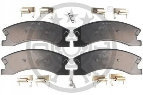 KLOCKI HAMULCOWE JEEP GRAND CHEROKEE MK II (WJ, WG) 99-04 PRZOD SZT OPTIMAL BP12580