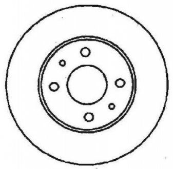 Диск гальмівний PANDA II/PUNTO 240mm BRAVO/MAREA/SEICENTO/TIPO/TEMPRA JURID 561380JC