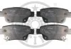 Колодки тормозные (задние) Toyota Avensis 03-08/Corolla Verso 04-09 OPTIMAL BP12429 (фото 1)