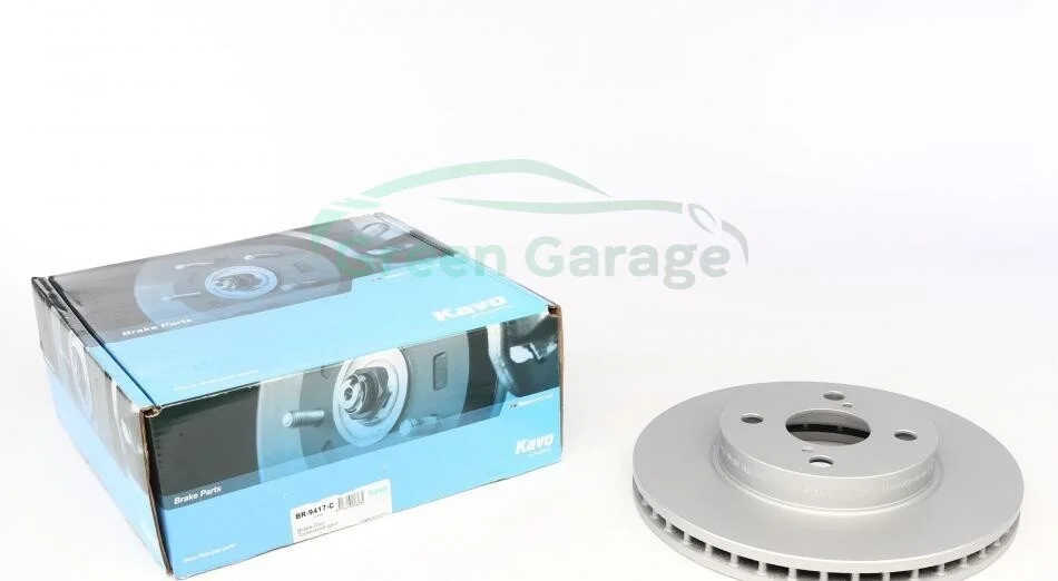 PARTS TOYOTA Диск тормозной передн.Corolla 02- KAVO BR9417C (фото 1)