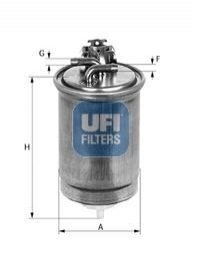 Паливний фільтр UFI 5542700