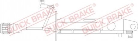 Датчик зносу гальмівних колодок(дискових) QUICK BRAKE WS0240A