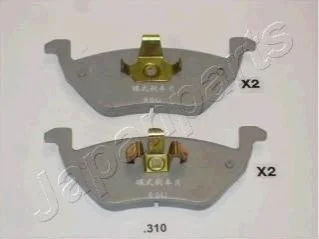 Гальмівні колодки, дискове гальмо (набір) JAPANPARTS PP310AF