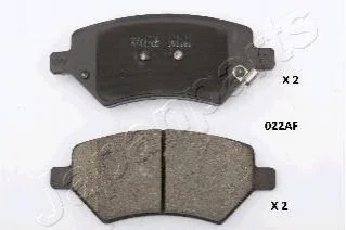 Гальмівні колодки, дискове гальмо (набір) JAPANPARTS PA022AF (фото 1)