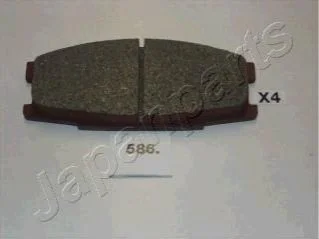 Гальмівні колодки, дискове гальмо (набір) JAPANPARTS PA586AF (фото 1)