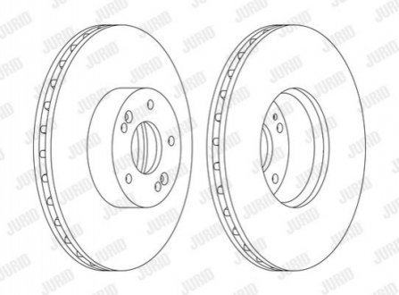 Диск гальмівний !.. JURID 562778JC1