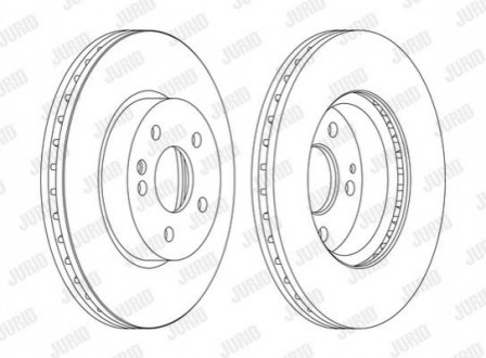 Диск гальмівний !.. JURID 562392JC1
