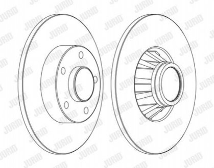 Диск гальмівний VIVARO tyі ! JURID 562211JC1