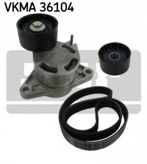 Комплект доріжкового ремня SKF VKMA36104