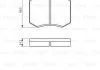 Дисковые тормозные колодки BOSCH 0986495079 (фото 1)