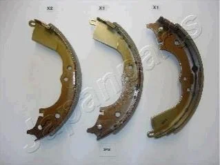 Гальмівні колодки (набір) JAPANPARTS GF242AF