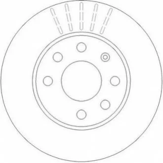 Диск гальмівний CORSA C JURID 562290JC