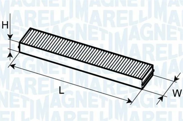 Фільтр повітря (салону) MAGNETI MARELLI 350203061820 (фото 1)