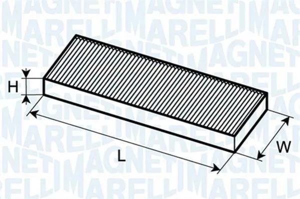 Фільтр повітря (салону) MAGNETI MARELLI 350203062630 (фото 1)