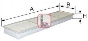 Фільтр повітря (салону) SOFIMA S3101C