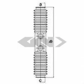 Пильовик кермової рейки SPIDAN 83591