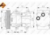 Компресор кондиціонера NRF 32084 (фото 2)