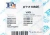 Комплект прокладок турбіни Fischer Automotive One (FA1) KT111860E (фото 11)