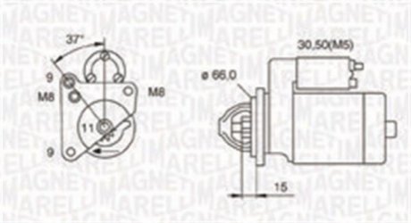 ROZRUSZNIK CITROEN MAGNETI MARELLI 063721260010