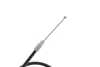 Brake cable. right VIKA 66091557501 (фото 3)