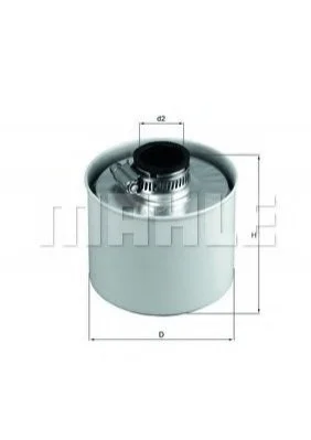 Фільтр повітряний MAHLE / KNECHT LX1245 (фото 1)