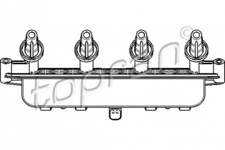 Котушка запалення TOPRAN / HANS PRIES 701403