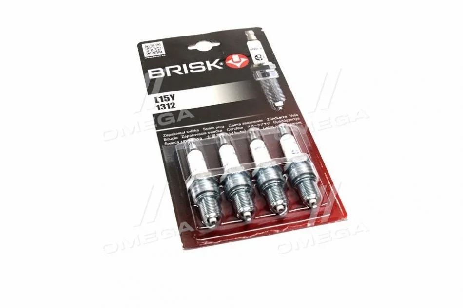 Свеча зажигания 2101-99/1102/2141/412 (зазор 0,7мм BRISK L15Y (фото 1)