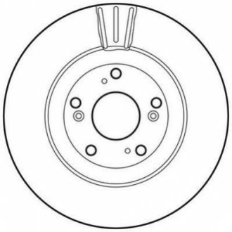 Гальмівний диск JURID 562807JC
