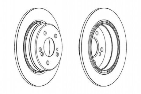 Гальмівний диск JURID 563040JC