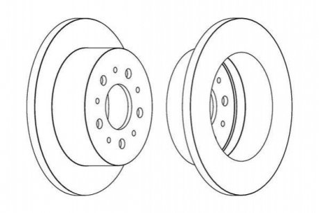 Гальмівний диск JURID 562526JC