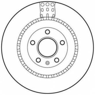 Гальмівний диск JURID 562735JC
