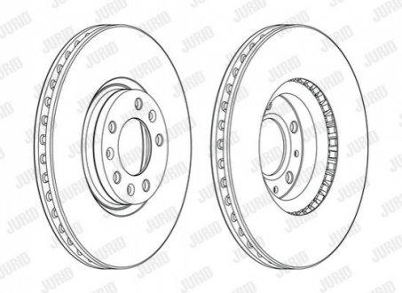 Гальмівний диск JURID 562994JC