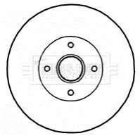 Гальмівний диск BORG & BECK BBD5897S