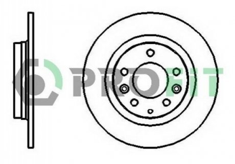 Диск гальмівний PROFIT 50101500