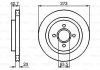 Гальмівний диск BOSCH 0986478816 (фото 1)