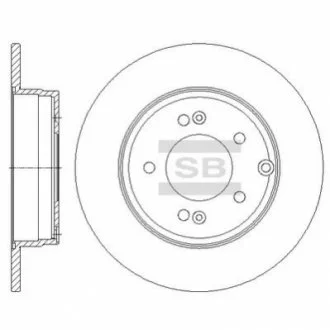 Диск гальмівний Hi-Q (SANGSIN) SD1099