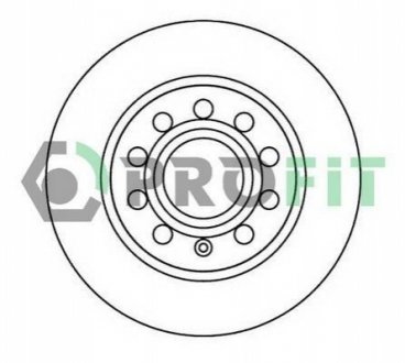 Диск гальмівний PROFIT 50101224