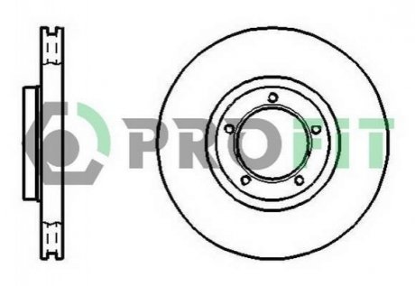 Диск гальмівний PROFIT 50100848
