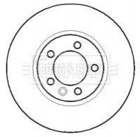 Гальмівний диск BORG & BECK BBD5916S