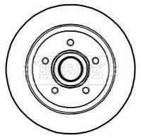 Гальмівний диск BORG & BECK BBD5840S