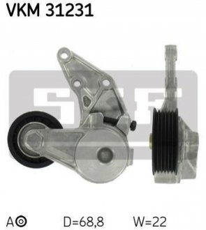 Натяжний ролик SKF VKM31231