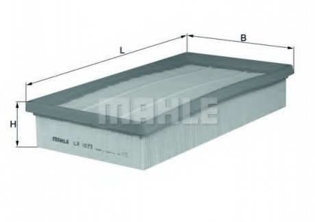 Фільтр повітря MAHLE / KNECHT LX1073