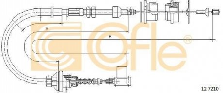 Трос зчеплення COFLE 127210